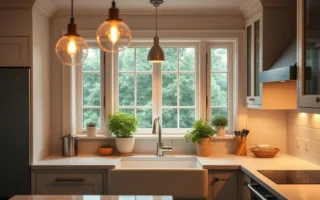 over kitchen sink lighting