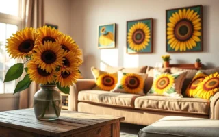 Sunflower decorations