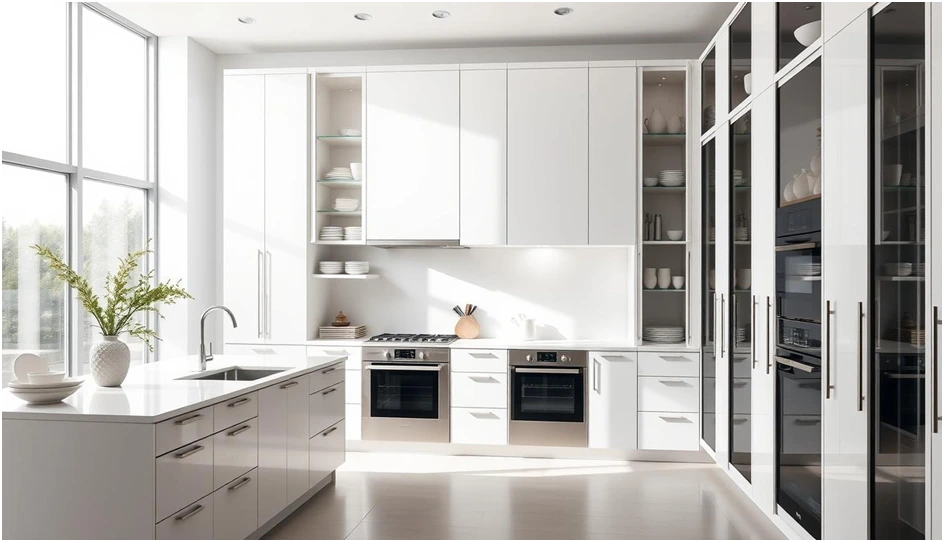 tall kitchen cabinets